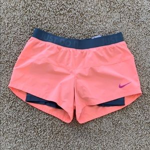 Nike Dri-fit shorts with built in spandex